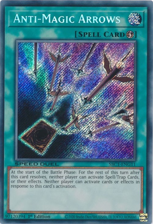 Anti-Magic Arrows [SBC1-ENG11] Secret Rare | Galactic Gamez