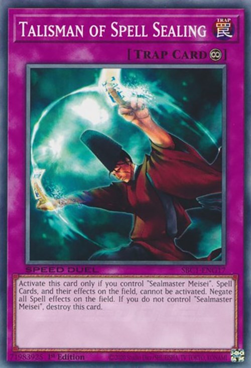 Talisman of Spell Sealing [SBC1-ENG17] Common | Galactic Gamez