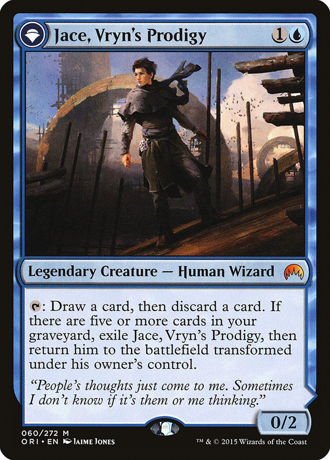 Jace, Vryn's Prodigy // Jace, Telepath Unbound [Magic Origins] | Galactic Gamez