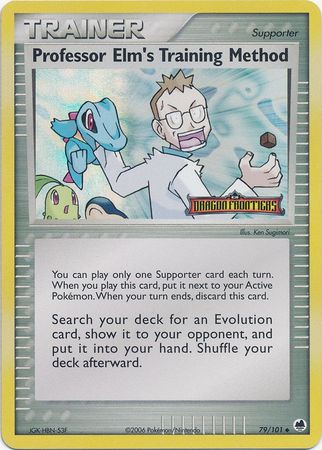 Professor Elm's Training Method (79/101) (Stamped) [EX: Dragon Frontiers] | Galactic Gamez