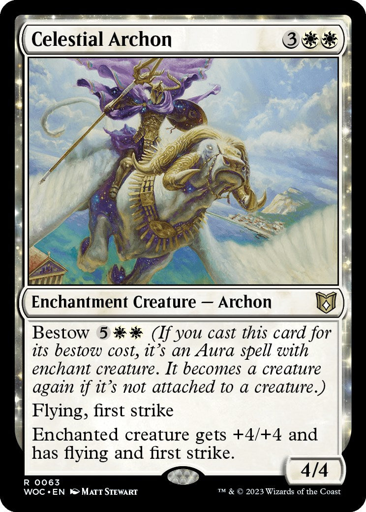 Celestial Archon [Wilds of Eldraine Commander] | Galactic Gamez