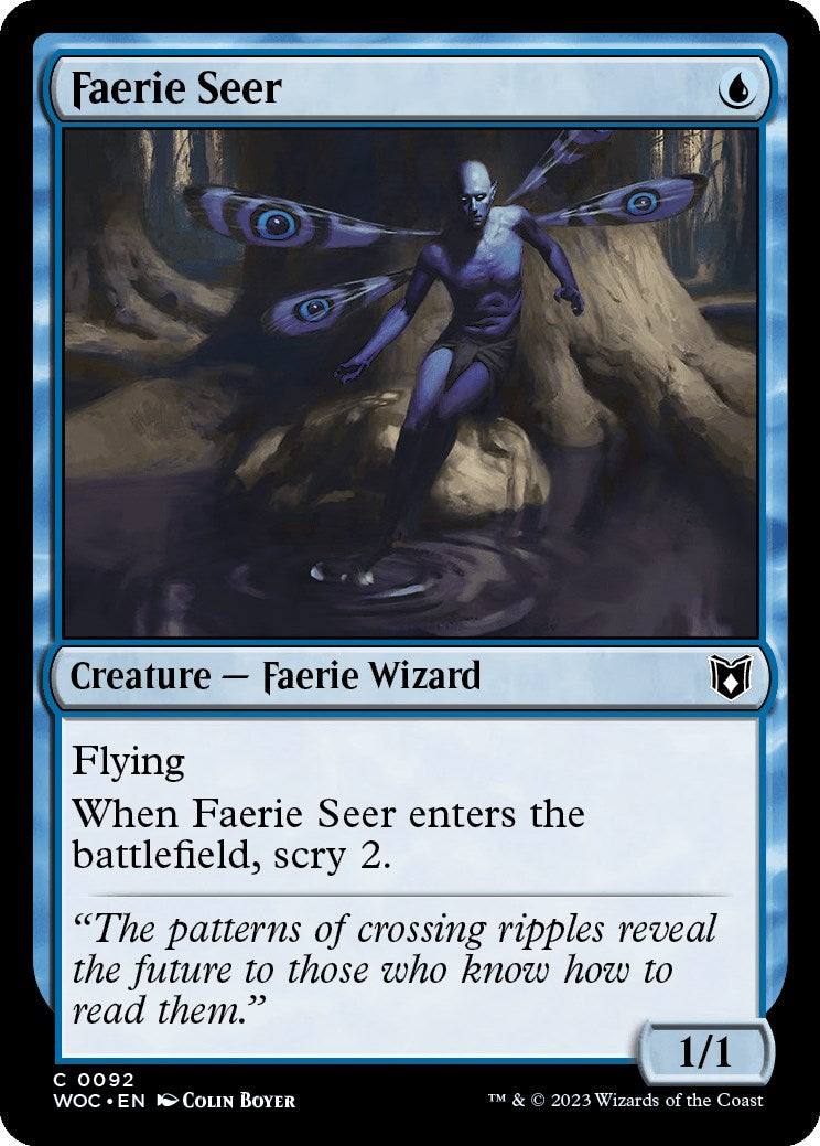 Faerie Seer [Wilds of Eldraine Commander] | Galactic Gamez