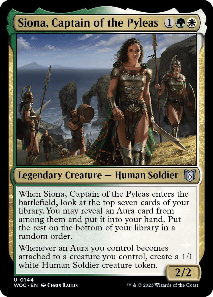 Siona, Captain of the Pyleas [Wilds of Eldraine Commander] | Galactic Gamez