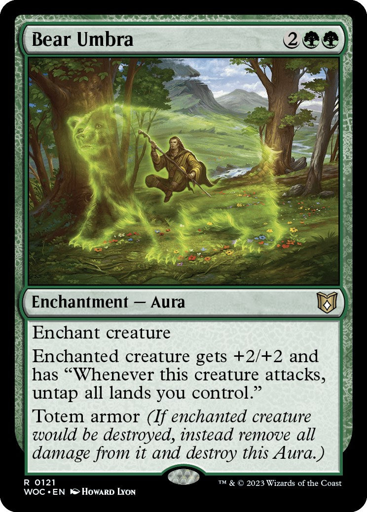 Bear Umbra [Wilds of Eldraine Commander] | Galactic Gamez