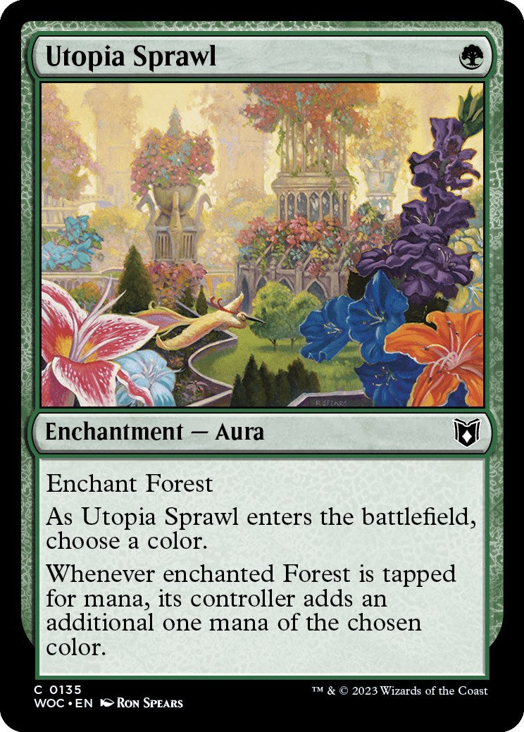 Utopia Sprawl [Wilds of Eldraine Commander] | Galactic Gamez