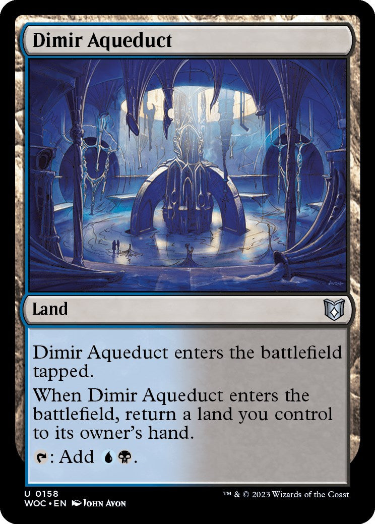 Dimir Aqueduct [Wilds of Eldraine Commander] | Galactic Gamez