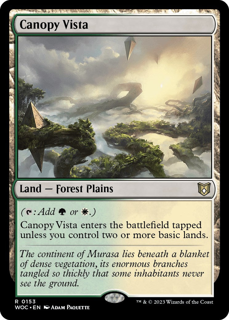 Canopy Vista [Wilds of Eldraine Commander] | Galactic Gamez