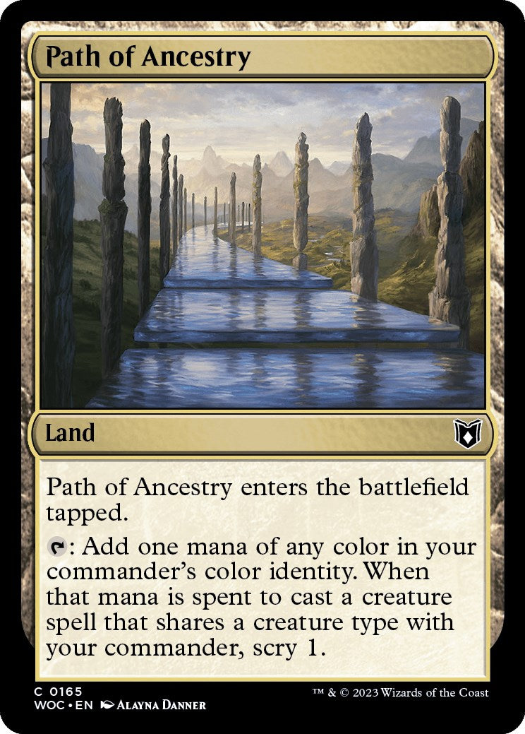 Path of Ancestry [Wilds of Eldraine Commander] | Galactic Gamez