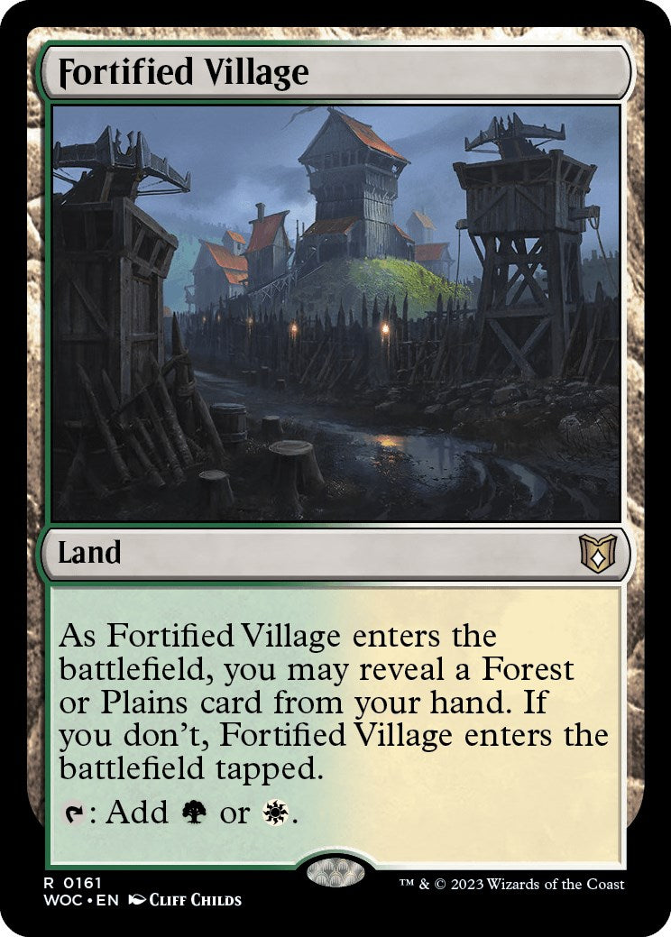 Fortified Village [Wilds of Eldraine Commander] | Galactic Gamez