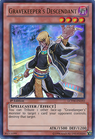 Gravekeeper's Descendant [LCYW-EN192] Ultra Rare | Galactic Gamez