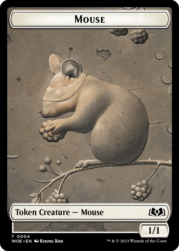 Mouse Token [Wilds of Eldraine Tokens] | Galactic Gamez