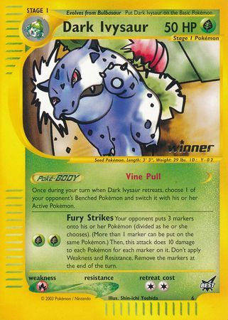 Dark Ivysaur (6) (Winner) [Best of Promos] | Galactic Gamez