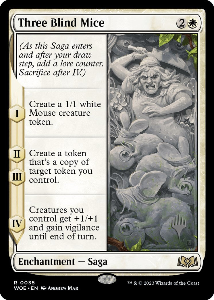 Three Blind Mice (Promo Pack) [Wilds of Eldraine Promos] | Galactic Gamez