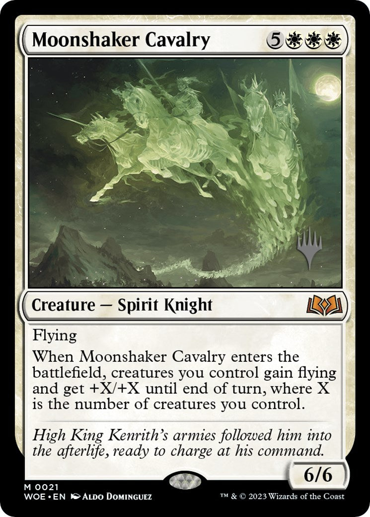 Moonshaker Cavalry (Promo Pack) [Wilds of Eldraine Promos] | Galactic Gamez