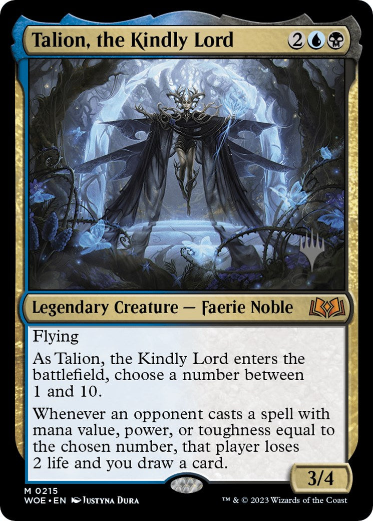 Talion, the Kindly Lord (Promo Pack) [Wilds of Eldraine Promos] | Galactic Gamez