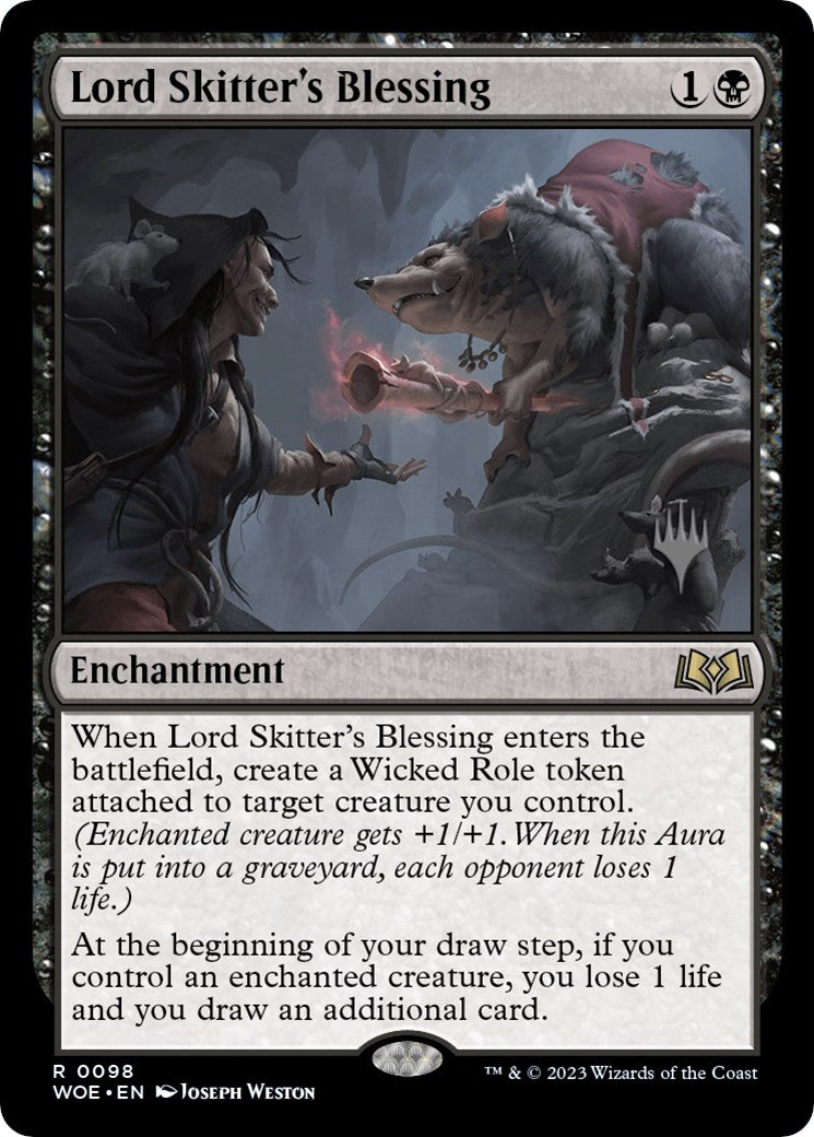 Lord Skitter's Blessing (Promo Pack) [Wilds of Eldraine Promos] | Galactic Gamez