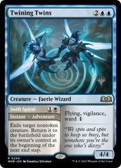 Twining Twins // Swift Spiral (Promo Pack) [Wilds of Eldraine Promos] | Galactic Gamez