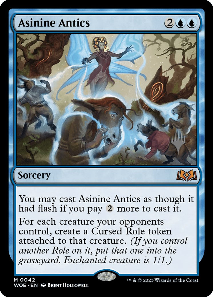 Asinine Antics (Promo Pack) [Wilds of Eldraine Promos] | Galactic Gamez