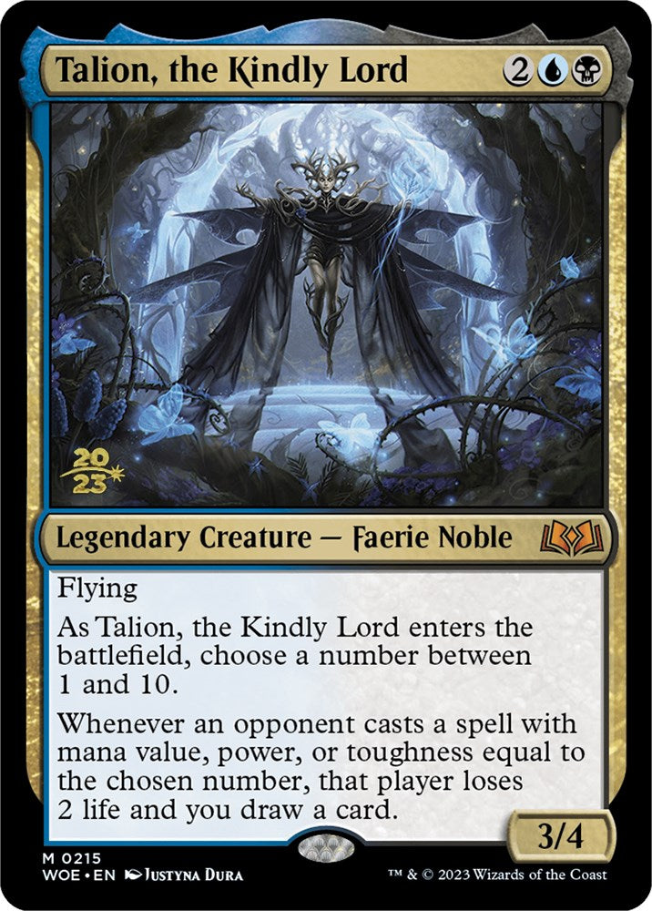 Talion, the Kindly Lord [Wilds of Eldraine Prerelease Promos] | Galactic Gamez