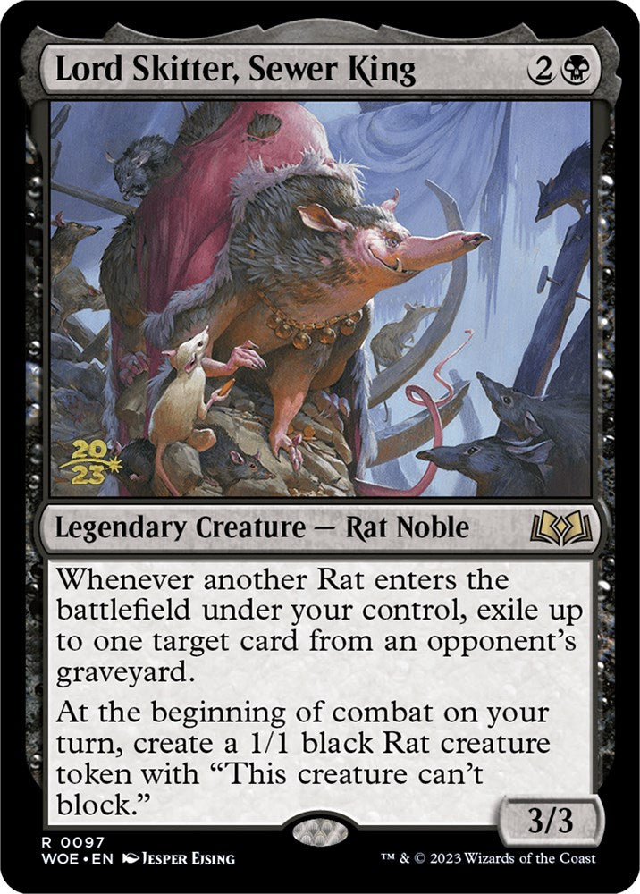 Lord Skitter, Sewer King [Wilds of Eldraine Prerelease Promos] | Galactic Gamez