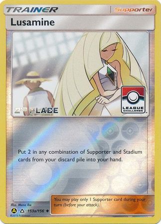 Lusamine (153a/156) (League Challenge Alt Art 2nd Place) [Sun & Moon: Ultra Prism] | Galactic Gamez