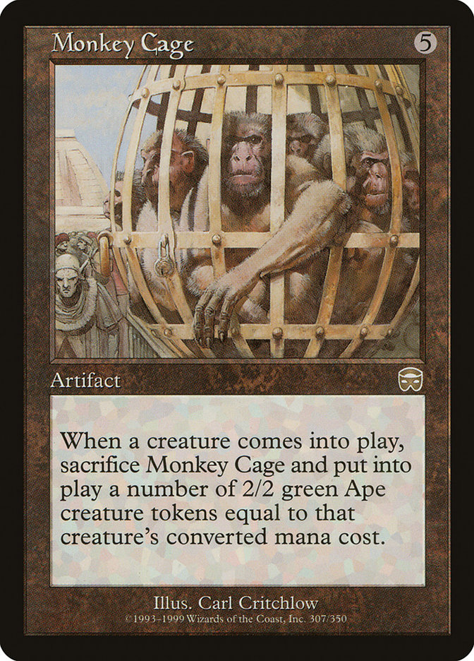 Monkey Cage [Mercadian Masques] | Galactic Gamez