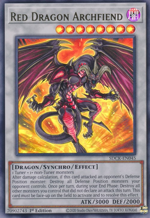 Red Dragon Archfiend [SDCK-EN045] Ultra Rare | Galactic Gamez