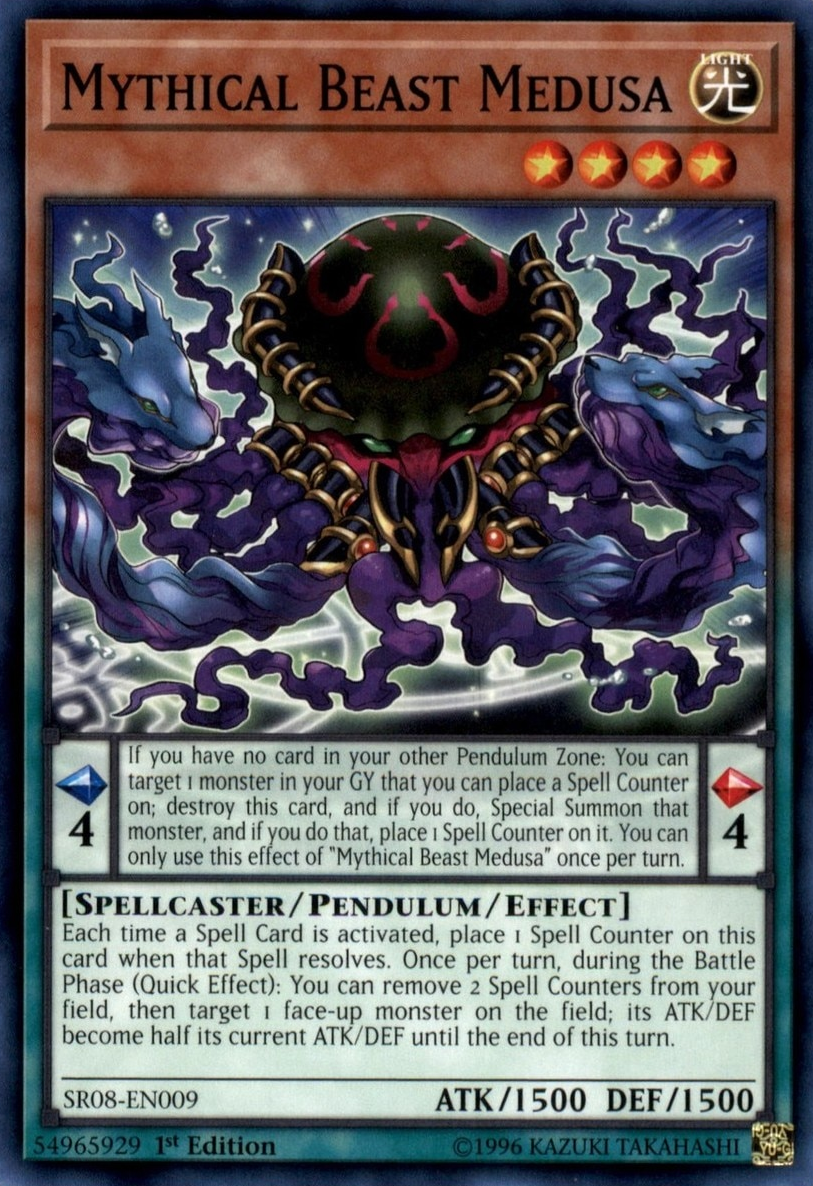 Mythical Beast Medusa [SR08-EN009] Common | Galactic Gamez