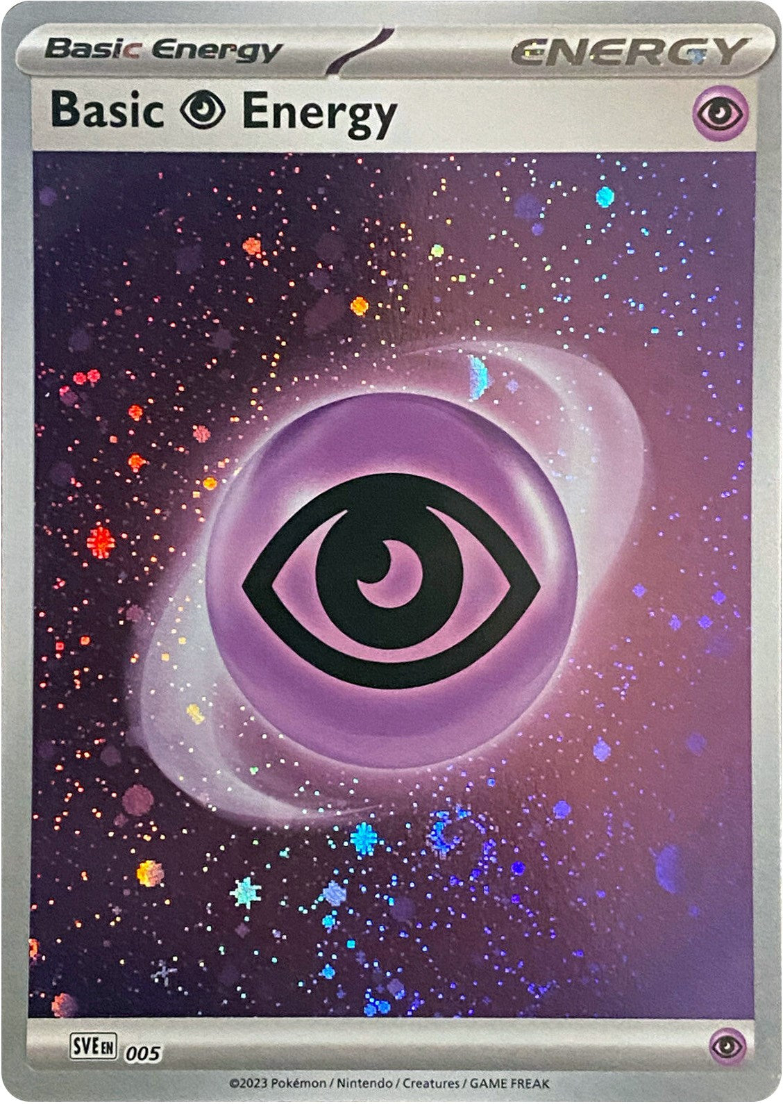 Basic Psychic Energy (005) (Cosmos Holo) [Scarlet & Violet: Base Set] | Galactic Gamez