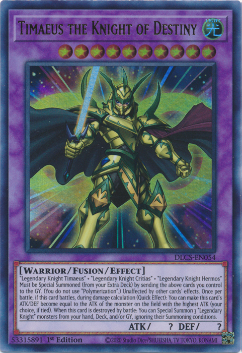 Timaeus the Knight of Destiny [DLCS-EN054] Ultra Rare | Galactic Gamez