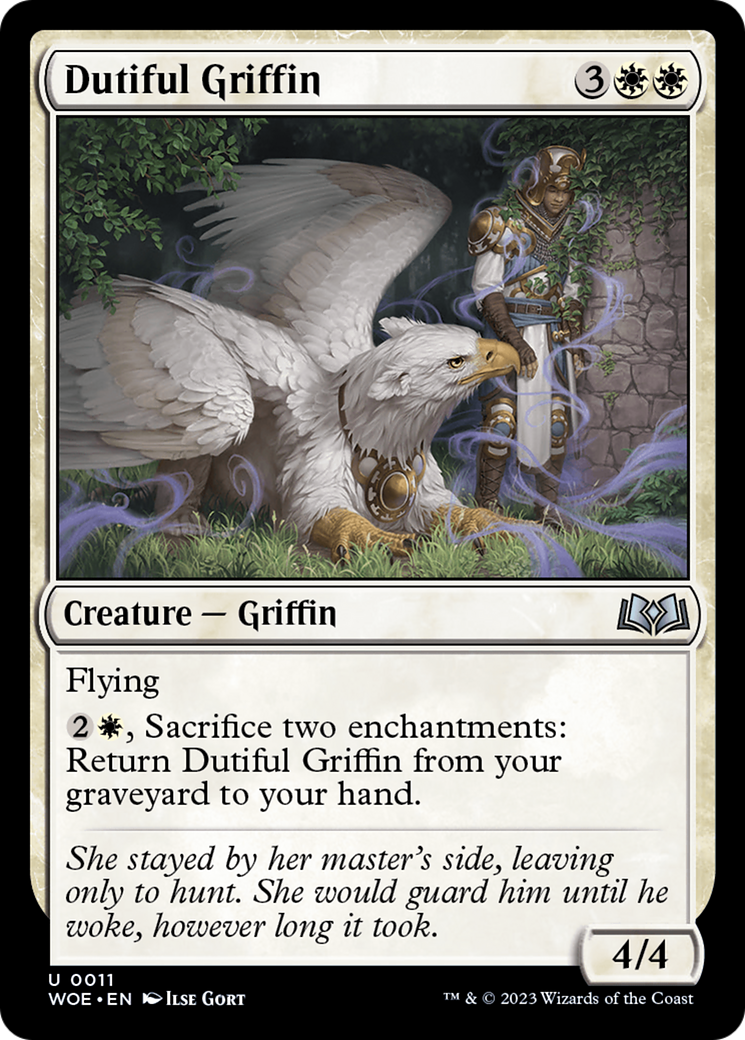Dutiful Griffin [Wilds of Eldraine] | Galactic Gamez