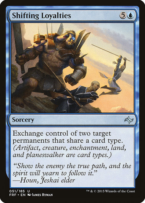 Shifting Loyalties [Fate Reforged] | Galactic Gamez