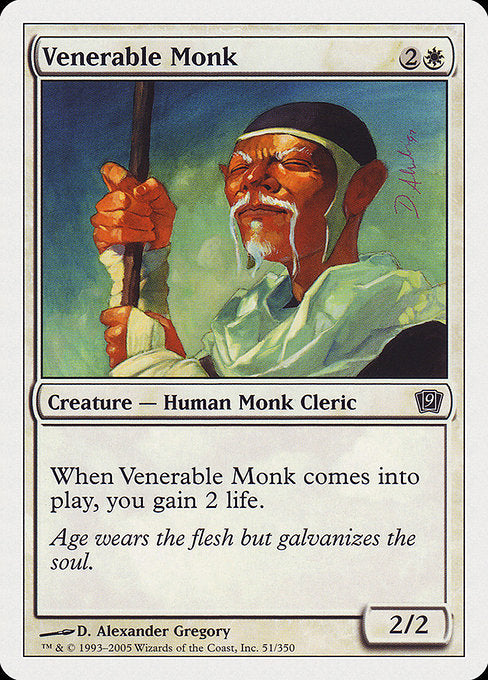 Venerable Monk [Ninth Edition] | Galactic Gamez