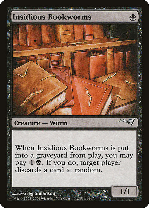 Insidious Bookworms [Coldsnap Theme Decks] | Galactic Gamez