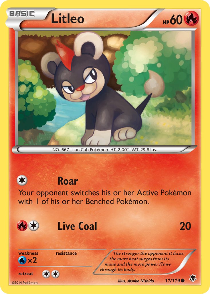 Litleo (11/119) [XY: Phantom Forces] | Galactic Gamez