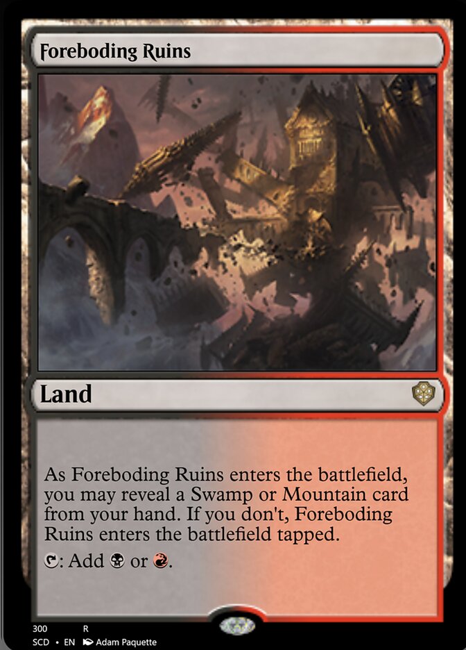 Foreboding Ruins [Starter Commander Decks] | Galactic Gamez