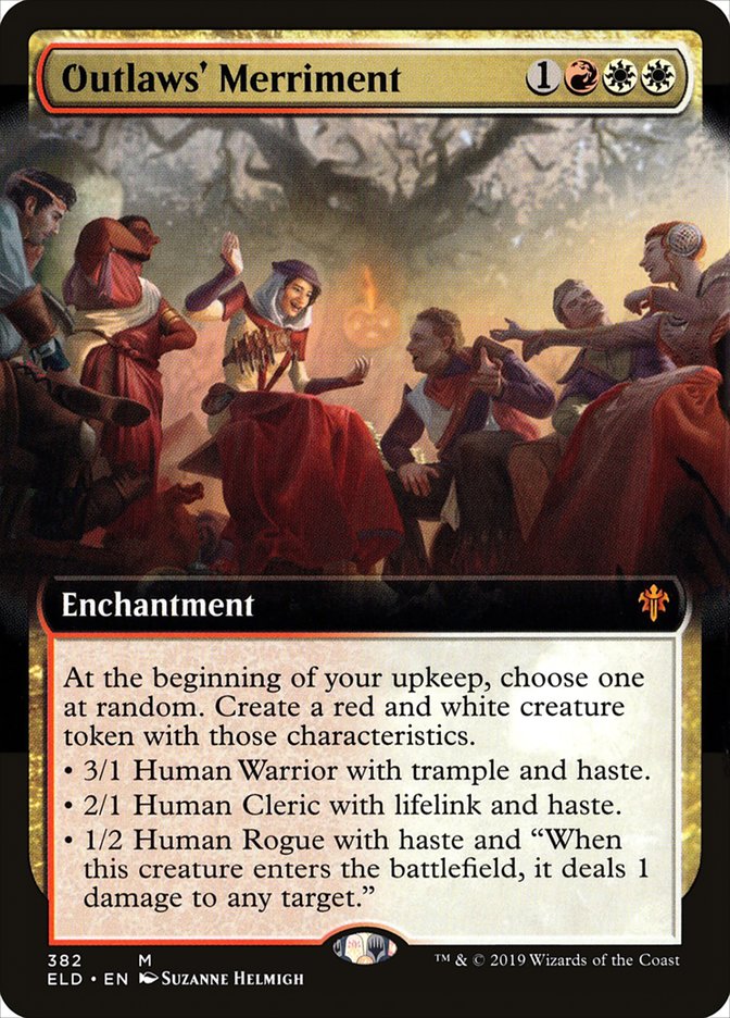 Outlaws' Merriment (Extended Art) [Throne of Eldraine] | Galactic Gamez