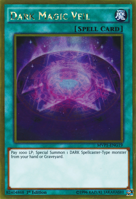 Dark Magic Veil [MVP1-ENG19] Gold Rare | Galactic Gamez