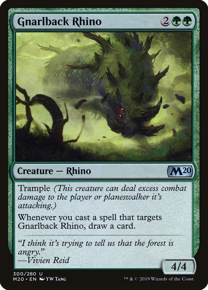 Gnarlback Rhino [Core Set 2020] | Galactic Gamez