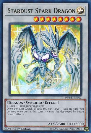 Stardust Spark Dragon [DUDE-EN012] Ultra Rare | Galactic Gamez