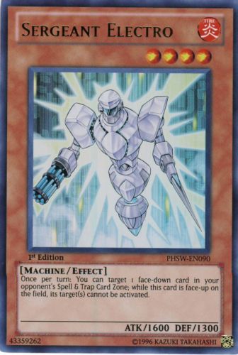 Sergeant Electro [PHSW-EN090] Ultra Rare | Galactic Gamez