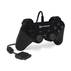 “Brave Warrior" Premium Controller for PS2 (Black) - Hyperkin | Galactic Gamez