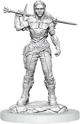 D&D mini: Orc Fighter Female | Galactic Gamez