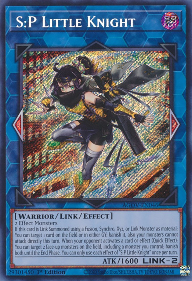 S:P Little Knight [AGOV-EN046] Secret Rare | Galactic Gamez