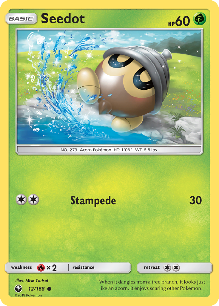 Seedot (12/168) [Sun & Moon: Celestial Storm] | Galactic Gamez