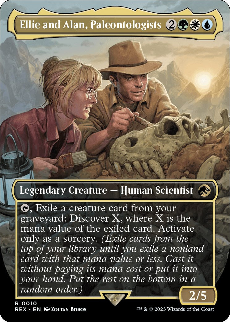 Ellie and Alan, Paleontologists (Borderless) [Jurassic World Collection] | Galactic Gamez