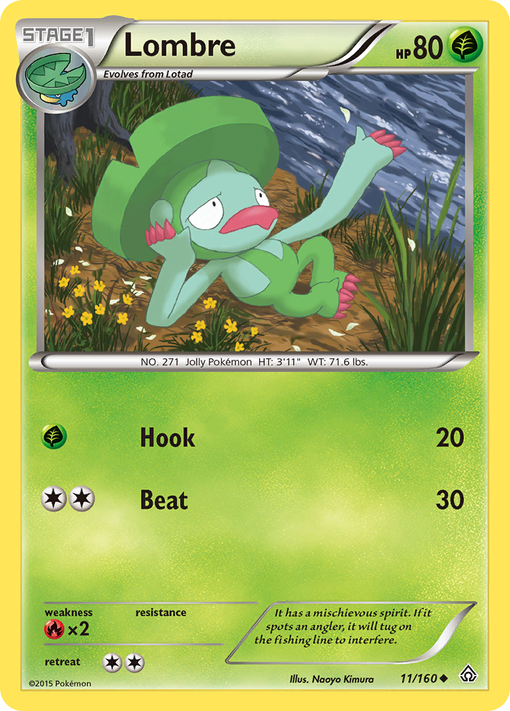 Lombre (11/160) [XY: Primal Clash] | Galactic Gamez