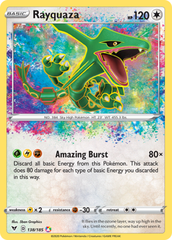 Rayquaza (138/185) [Sword & Shield: Vivid Voltage] | Galactic Gamez