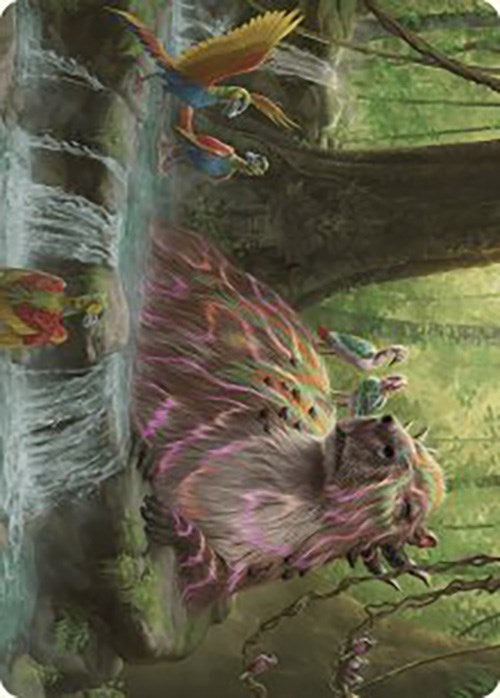 Basking Capybara Art Card [The Lost Caverns of Ixalan Art Series] | Galactic Gamez