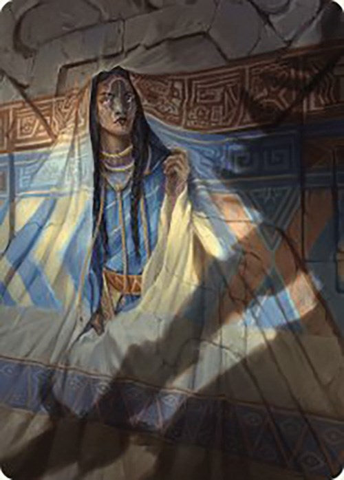 Whispersilk Cloak Art Card [The Lost Caverns of Ixalan Art Series] | Galactic Gamez